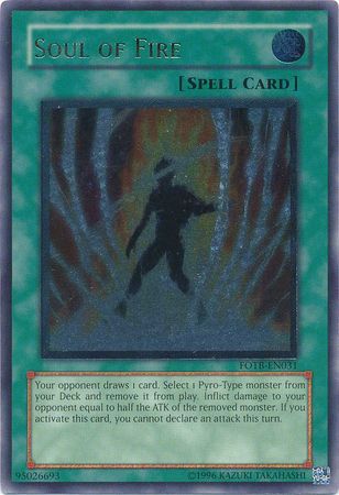 Soul of Fire - FOTB-EN031 - Ultimate Rare - Unlimited available at 401 Games Canada
