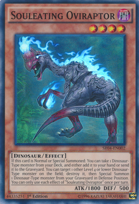 Souleating Oviraptor - SR04-EN002 - Super Rare - 1st Edition available at 401 Games Canada