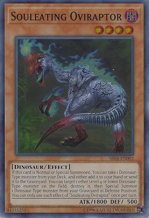 Souleating Oviraptor - SR04-EN002 - Super Rare - Unlimited available at 401 Games Canada
