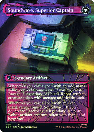 401 Games Canada - Soundwave, Sonic Spy // Soundwave, Superior Captain - Shattered Glass (Foil) (BOT) 401 Games Canada - Soundwave, Sonic Spy // Soundwave, Superior Captain - Shattered Glass (Foil) (BOT)