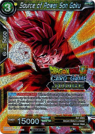 Source of Power Son Goku - P-053 - Judge Promo (Foil) available at 401 Games Canada