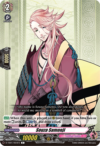 Souza Samonji - D-TB01/064 - Common available at 401 Games Canada
