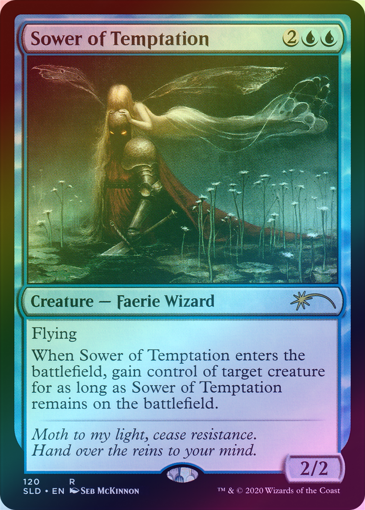 401 Games Canada - Sower of Temptation - Artist Series: Seb McKinnon Secret Lair (Foil) 401 Games Canada - Sower of Temptation - Artist Series: Seb McKinnon Secret Lair (Foil)