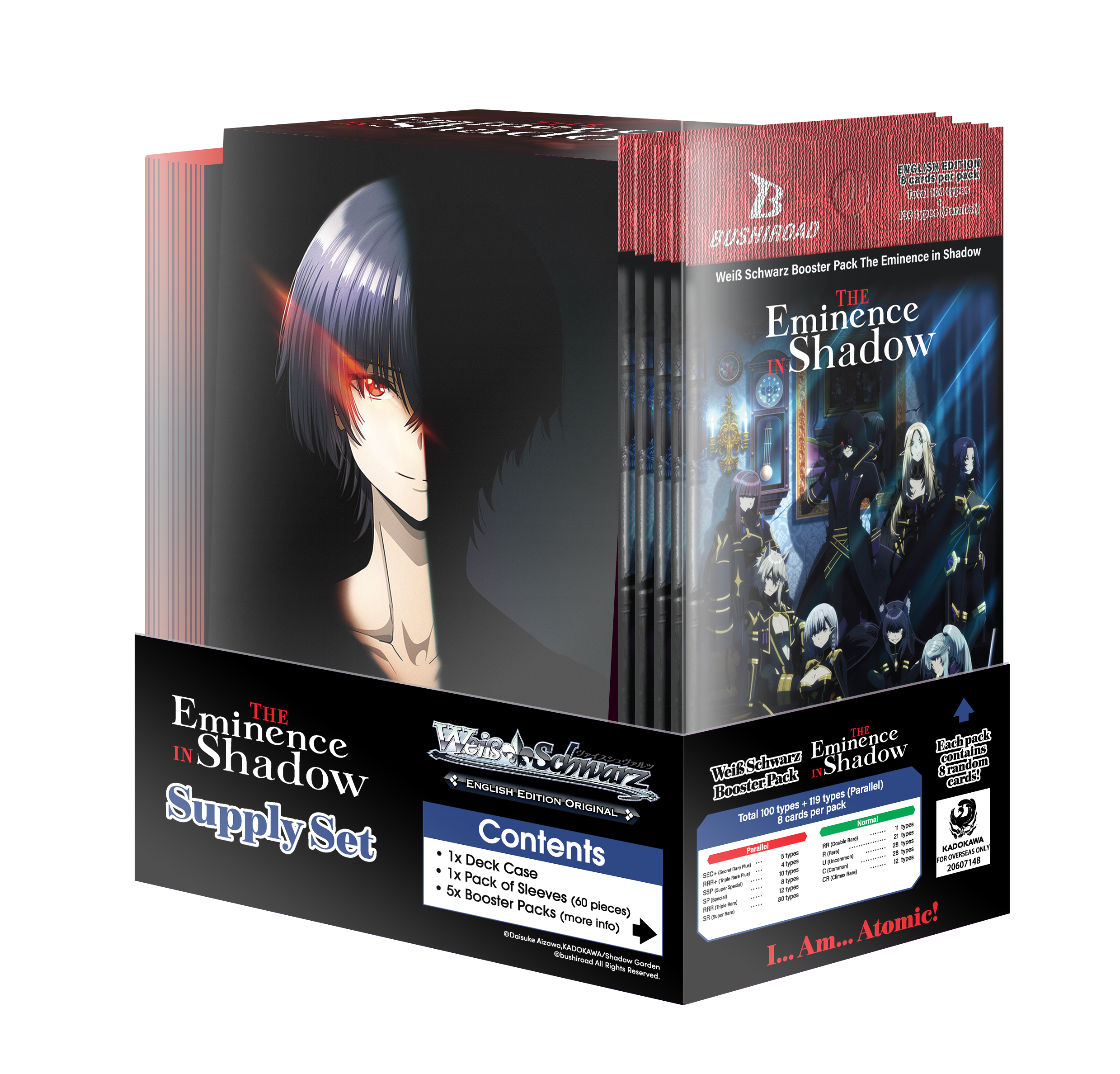 401 Games Canada - Weiss Schwarz - The Eminence in Shadow Supply Set 401 Games Canada - Weiss Schwarz - The Eminence in Shadow Supply Set
