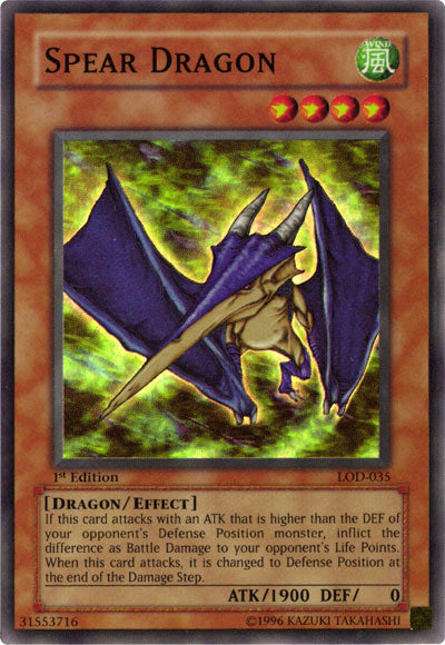 Spear Dragon - LOD-035 - Super Rare - 1st Edition available at 401 Games Canada
