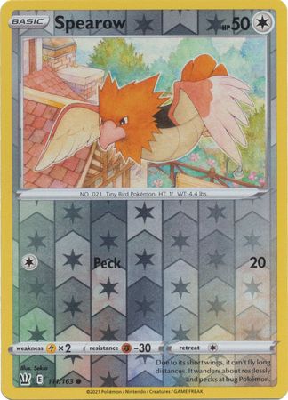 Spearow - 111/163 - Common - Reverse Holo available at 401 Games Canada