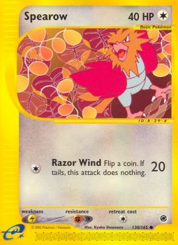 Spearow - 130/165 - Common available at 401 Games Canada