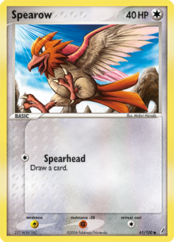 Spearow - 61/100 - Common available at 401 Games Canada