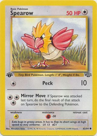 Spearow - 62/64 - Common - 1st Edition available at 401 Games Canada