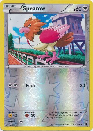 Spearow - 65/108 - Common - Reverse Holo available at 401 Games Canada