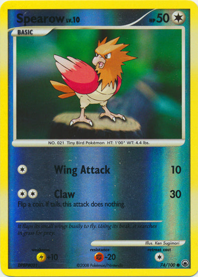 Spearow - 74/100 - Common - Reverse Holo available at 401 Games Canada