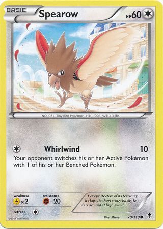 Spearow - 78/119 - Common available at 401 Games Canada