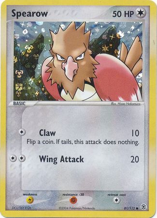 Spearow - 81/112 - Common - Reverse Holo available at 401 Games Canada