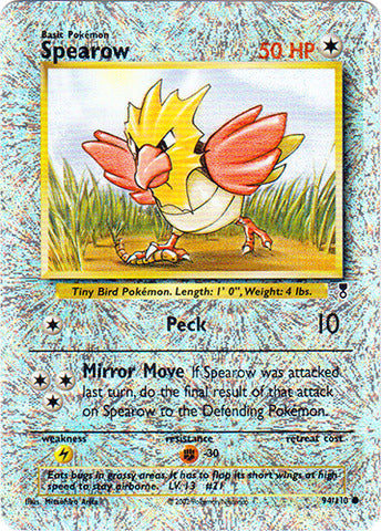 Spearow - 94/110 - Common - Reverse Holo available at 401 Games Canada