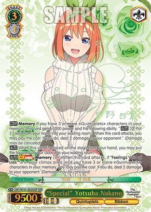 "Special" Yotsuba Nakano (SSP) - 5HY/W101-E025SSP - Super Special Rare available at 401 Games Canada