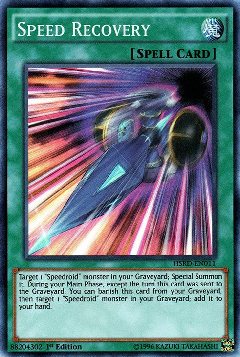 Speed Recovery - HSRD-EN011 - Super Rare - 1st Edition available at 401 Games Canada