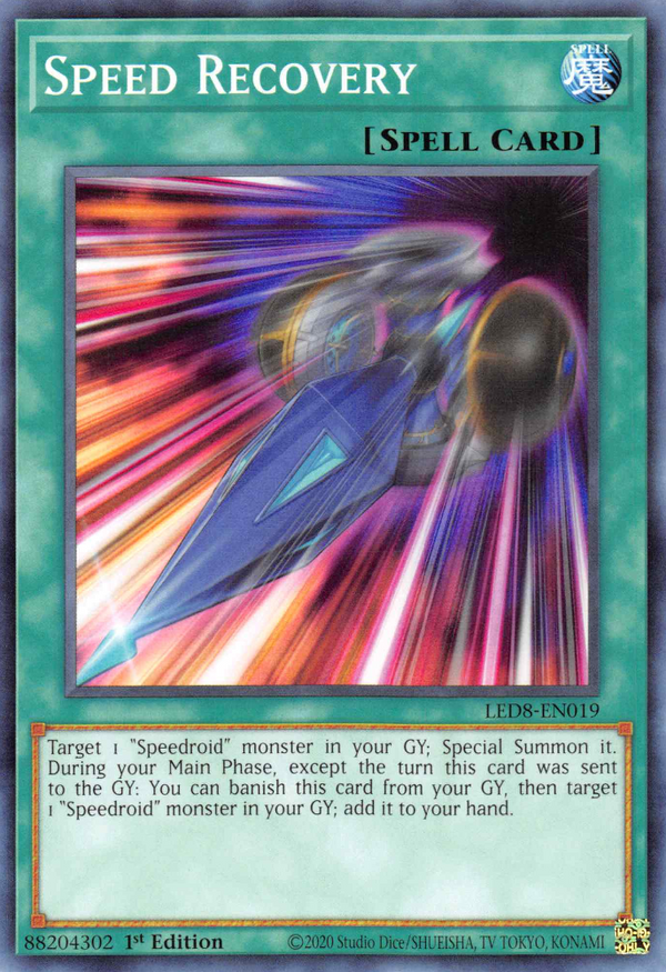 Speed Recovery - LED8-EN019 - Common - 1st Edition available at 401 Games Canada