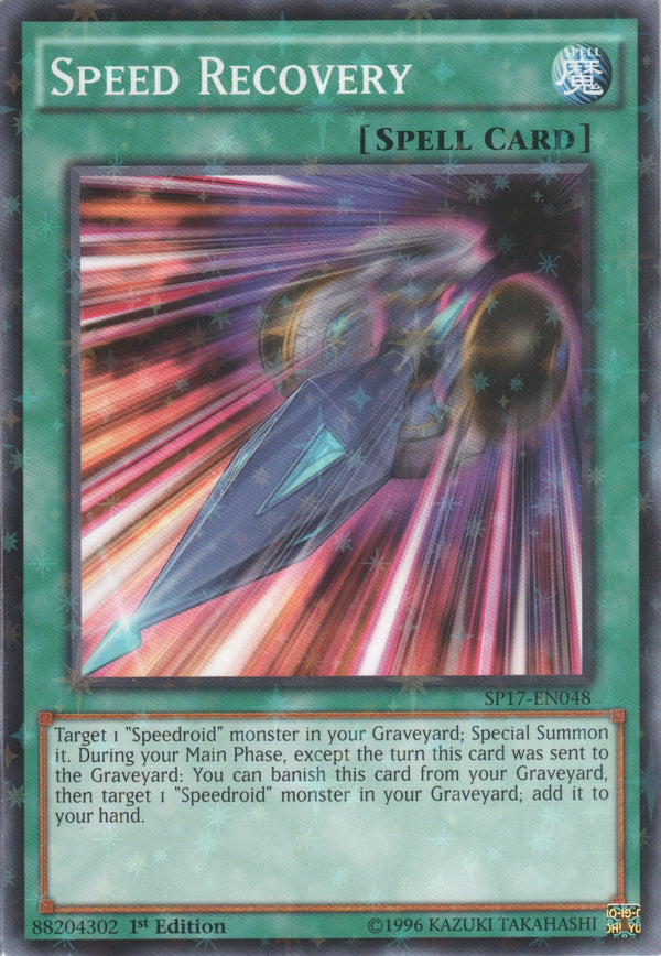 Speed Recovery - SP17-EN048 - Starfoil Rare - 1st Edition available at 401 Games Canada