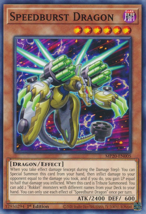 Speedburst Dragon - MP20-EN005 - Common - 1st Edition available at 401 Games Canada