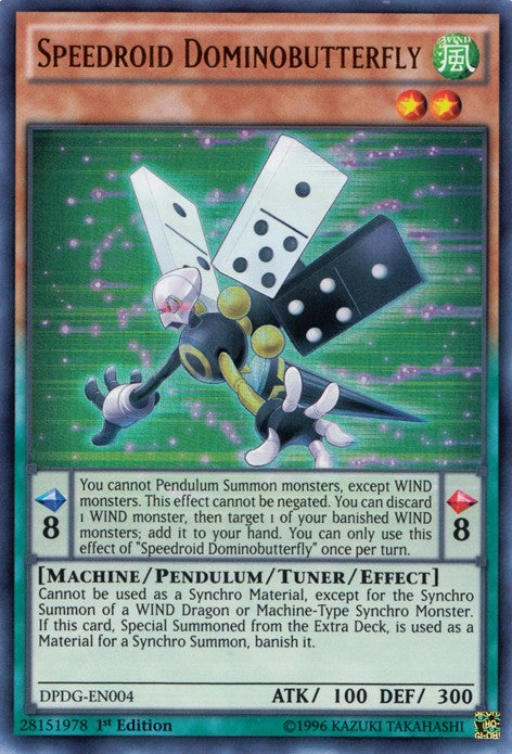Speedroid Dominobutterfly - DPDG-EN004 - Ultra Rare - 1st Edition available at 401 Games Canada