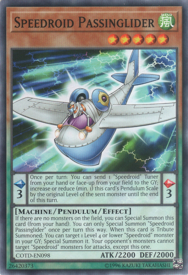 Speedroid Passinglider - COTD-EN098 - Common - Unlimited available at 401 Games Canada