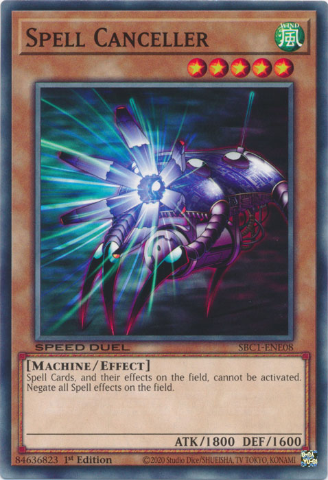 Spell Canceller - SBC1-ENE08 - Common - 1st Edition available at 401 Games Canada