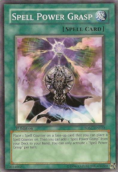 Spell Power Grasp - SDSC-EN020 - Common - 1st Edition available at 401 Games Canada