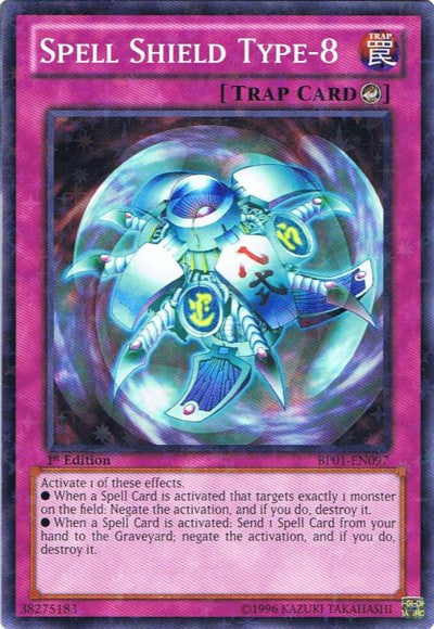 Spell Shield Type-8 - BP01-EN097 - Starfoil Rare - 1st Edition available at 401 Games Canada
