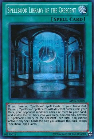 Spellbook Library of the Crescent - AP03-EN009 - Super Rare available at 401 Games Canada