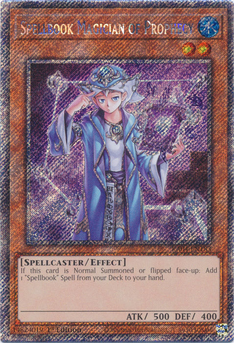 Spellbook Magician of Prophecy (Platinum Secret Rare) - RA04-EN183 - Platinum Secret Rare - 1st Edition