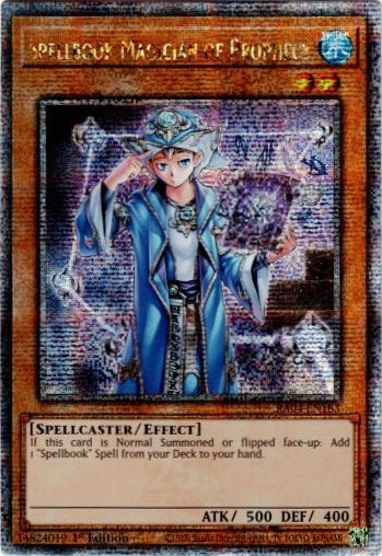 Spellbook Magician of Prophecy - RA04-EN183 - Quarter Century Secret Rare - 1st Edition