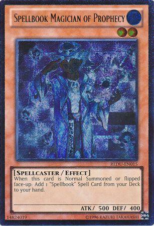 Spellbook Magician of Prophecy - REDU-EN015 - Ultimate Rare - Unlimited available at 401 Games Canada