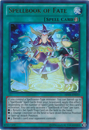 Spellbook of Fate - ABYR-EN059 - Ultra Rare - Unlimited available at 401 Games Canada