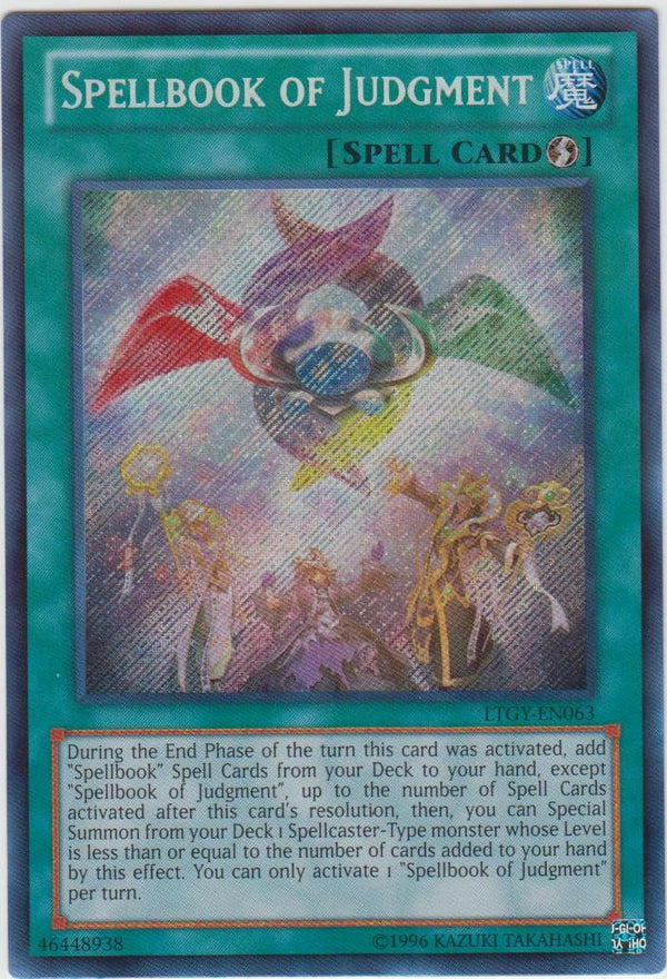 Spellbook of Judgment - LTGY-EN063 - Secret Rare - Unlimited available at 401 Games Canada