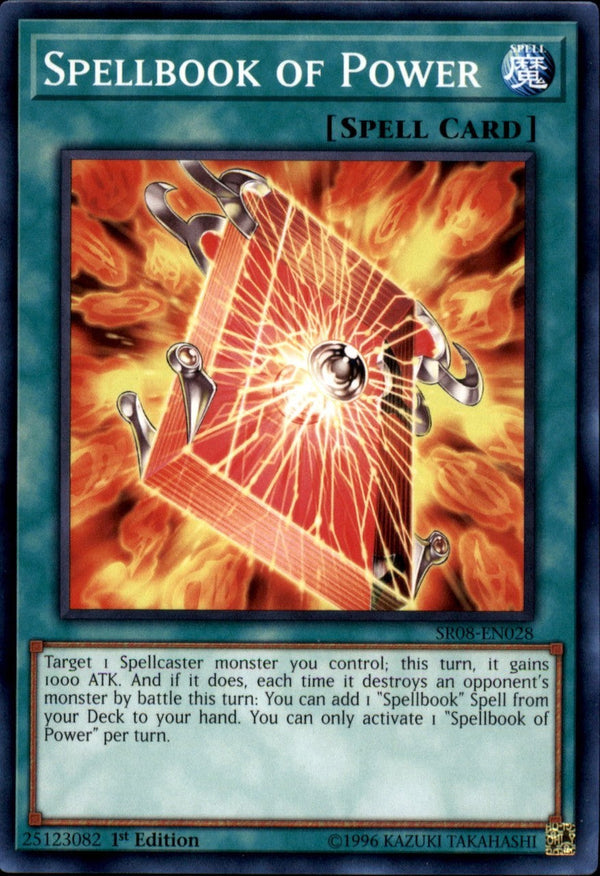 Spellbook of Power - SR08-EN028 - Common - 1st Edition available at 401 Games Canada
