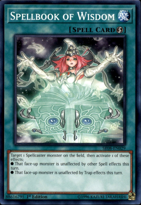 Spellbook of Wisdom - SR08-EN029 - Common - 1st Edition available at 401 Games Canada