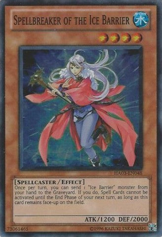 Spellbreaker of the Ice Barrier - HA03-EN048 - Super Rare - Unlimited available at 401 Games Canada