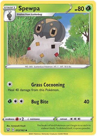 Spewpa - 012/163 - Uncommon available at 401 Games Canada
