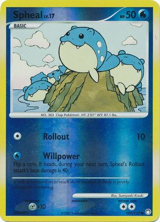 Spheal - 102/123 - Common - Reverse Holo available at 401 Games Canada