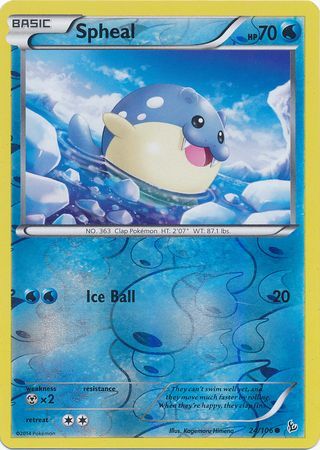 Spheal - 24/106 - Common - Reverse Holo available at 401 Games Canada