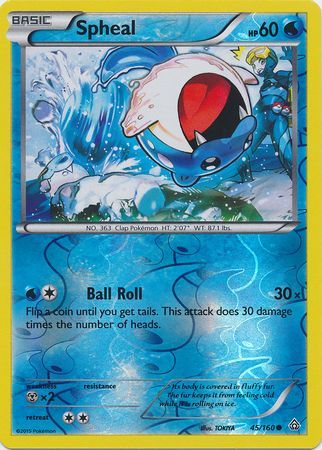 Spheal - 45/160 - Common - Reverse Holo available at 401 Games Canada