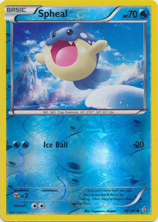 Spheal - 46/160 - Common - Reverse Holo available at 401 Games Canada