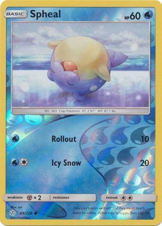 Spheal - 49/236 - Common - Reverse Holo available at 401 Games Canada