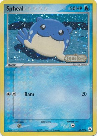 Spheal - 65/92 - Common - Reverse Holo available at 401 Games Canada