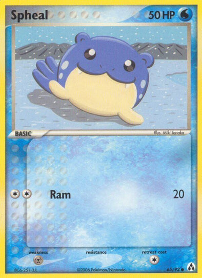 Spheal - 65/92 - Common available at 401 Games Canada