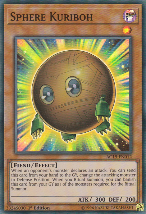 Sphere Kuriboh - AC19-EN012 - Super Rare - 1st Edition available at 401 Games Canada