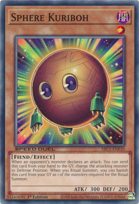 Sphere Kuriboh - SBC1-ENF10 - Common - 1st Edition available at 401 Games Canada