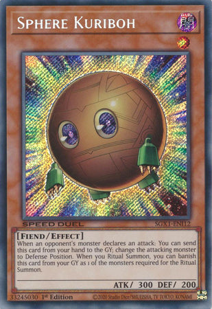 Sphere Kuriboh - SGX1-ENI12 - Secret Rare - 1st Edition available at 401 Games Canada