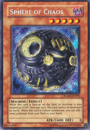 Sphere of Chaos - RGBT-EN093 - Secret Rare - Unlimited available at 401 Games Canada