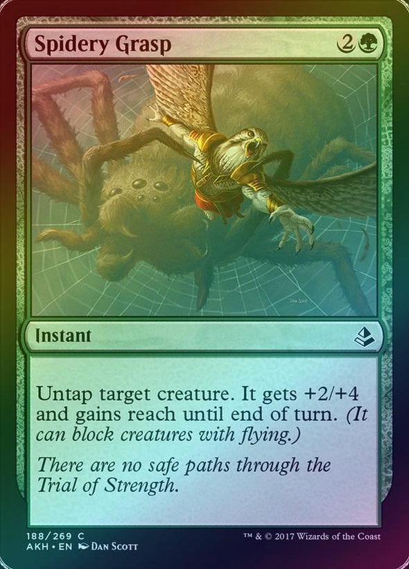 Spidery Grasp (Foil) (AKH) available at 401 Games Canada
